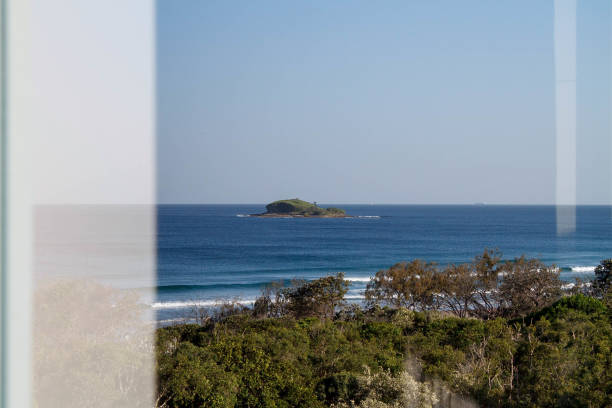 Views of Mudjimba Island from Marcoola Beach