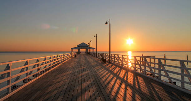istock Sunrise at Sandgate Pier 2153215315