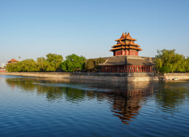 istock Beijing Forbidden City Moat and Corner Tower 2153222506