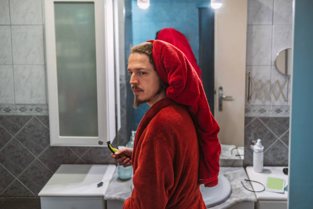 istock Just a man with a beauty regime 2153236199
