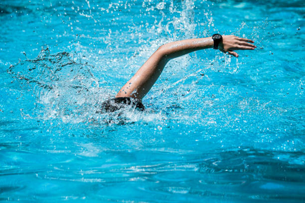 istock Teenager in the swimming pool 2153243771