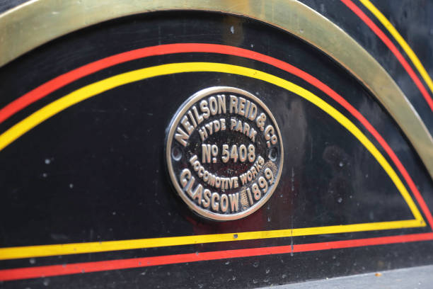 One of the many maker's name plaques adorning steam locomotives\n\nThe Keighley & Worth Valley Railway (KWVR) is a 5-mile-long (8 km) heritage railway in the Worth Valley, West Yorkshire. It is now a major tourist attraction and carries more than 100,000 passengers a year.\n\nThe depot in Haworth serves as a maintenance and storage yard for a large number of their engines. On 8th May 2023 I was allowed to tour the maintenance yard and look at what goes on behind the scenes.