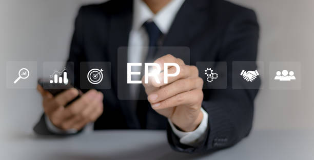 istock ERP enterprise resource planning business internet technology concept. 2153249288