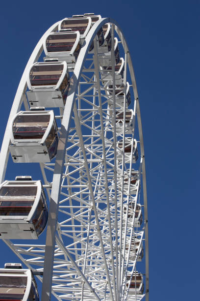 istock Ferris wheel on a sunny day. 2153252229