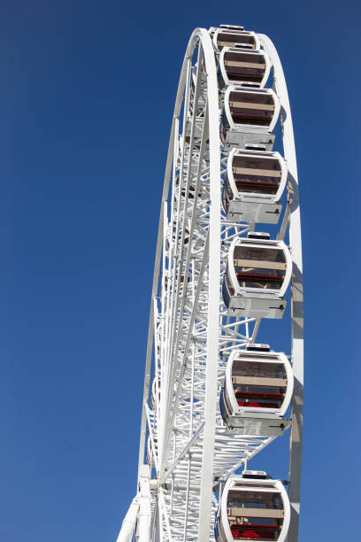 istock Ferris wheel on a sunny day. 2153252240