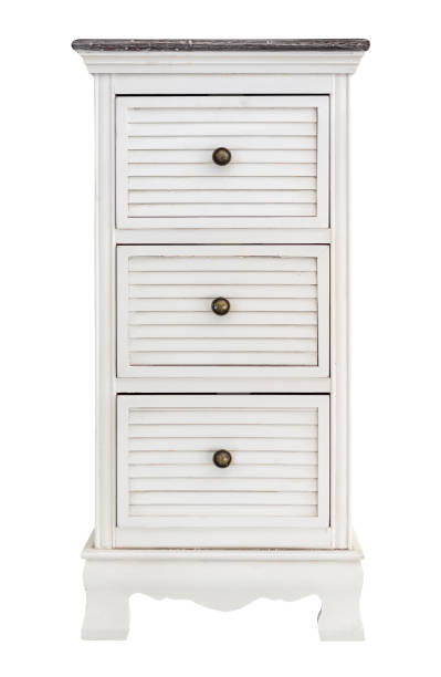 istock White wooden drawers cabinet 2153258634