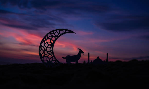 Eid Al Adha greeting background Eid Mubarak creative photography