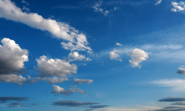 istock blue sky with fantastic clouds for photo background 2153261665