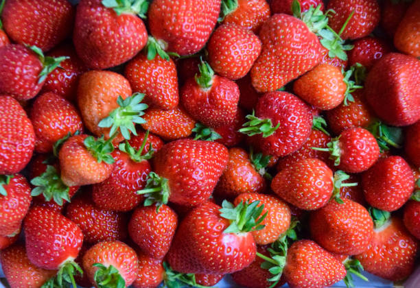 istock Bunch of ripe strawberries 2153265151