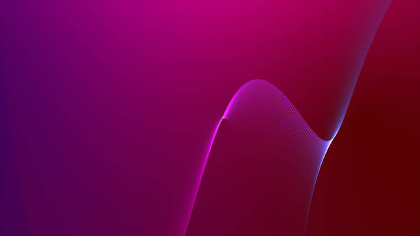 istock An endless stream of curved neon high-speed lines moving in a seamless loop 2153267980
