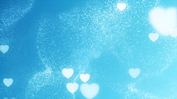 istock Seamless pattern with hearts. Romantic creamy peach background for textile, wallpaper, fabric, design 2153269371