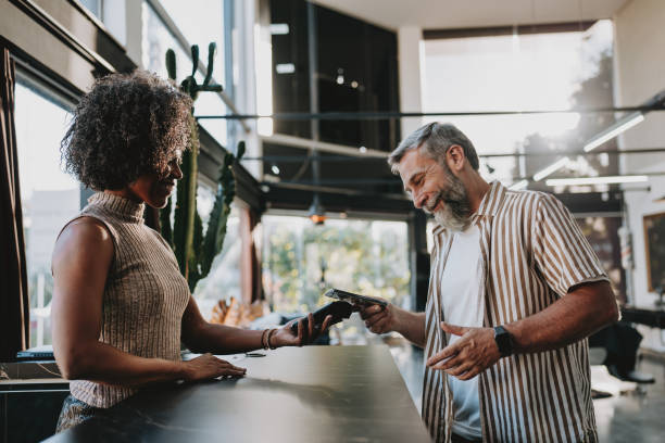 istock Contactless payment with smartphone 2153276472
