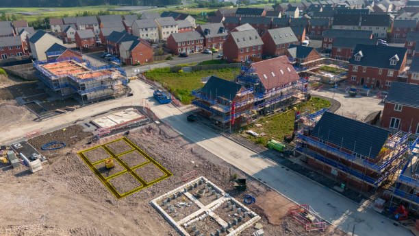 istock Building of New Houses 2153276775