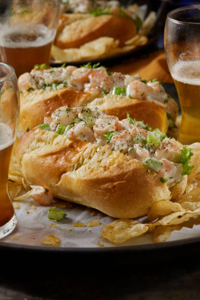 istock Creamy Shrimp Salad Rolls 2153279754