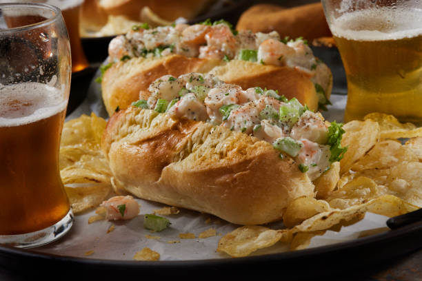 istock Creamy Shrimp Salad Rolls 2153279776
