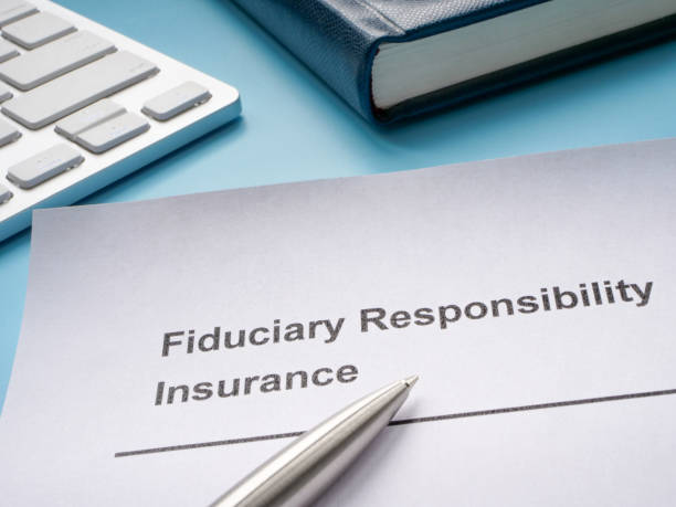 istock Fiduciary responsibility insurance policy and pen. 2153280009