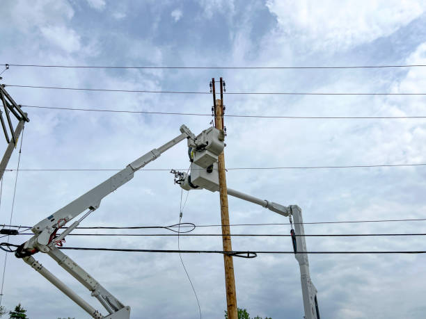 istock Lineman Prepare to Work on the Power Supply Line 2153292434