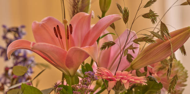 istock Bouquet with different kind of flowers 2153294356