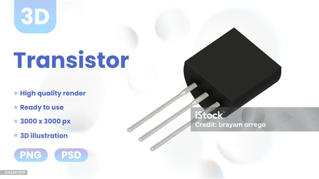 3d Transistor Routingrender 3d Transistor Stock Illustration - Download Image Now - CPU, Circuit ...