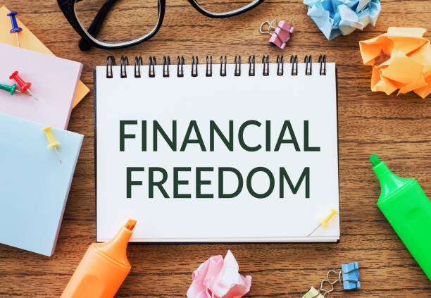 istock Notebook With the Words Financial Freedom 2153302745