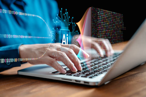 istock Scientist working with business data, finance, marketing report, Big Data Analytics technology, Processing Complexity information flow on virtual screen, machine learning, artificial intelligence, ML 2153308798
