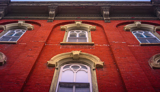 istock Facade of brick building in Pennsylvania 2153311180