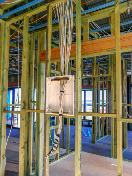 istock Residential house being built 2153318022