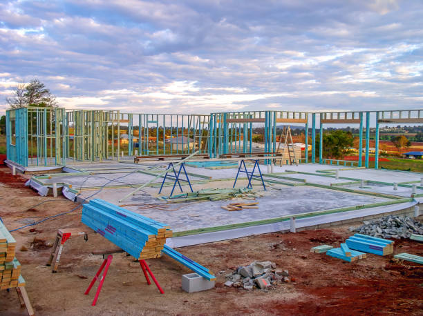 istock Residential house being built 2153320246