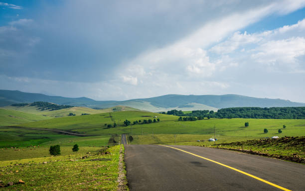 istock Rea line grassland highway in Keshiketeng Banner, Chifeng City 2153324798