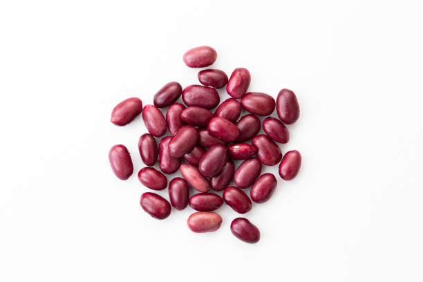 istock Red kidney beans on a white background. 2153327801