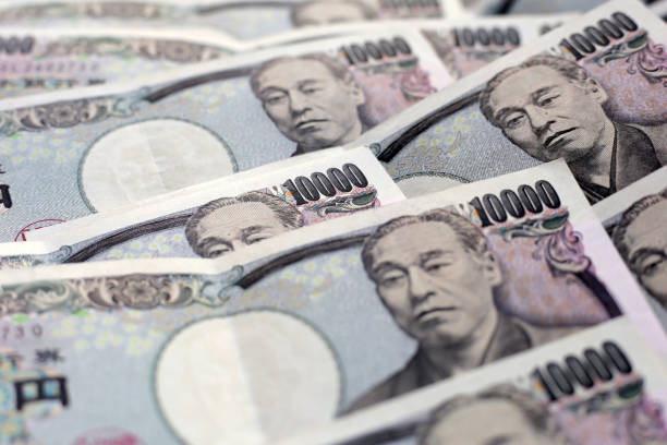 istock Ten Thousand Yen Bills, Japanese Yen Notes 2153329498