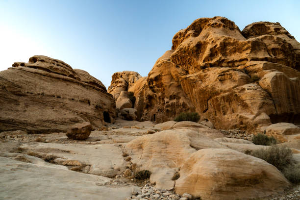 istock Narrow Siq Canyon Path in Petra 2153332441