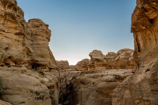 istock Narrow Siq Canyon Path in Petra 2153332448