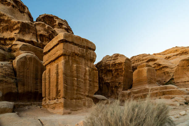 istock Narrow Siq Canyon Path in Petra 2153332524