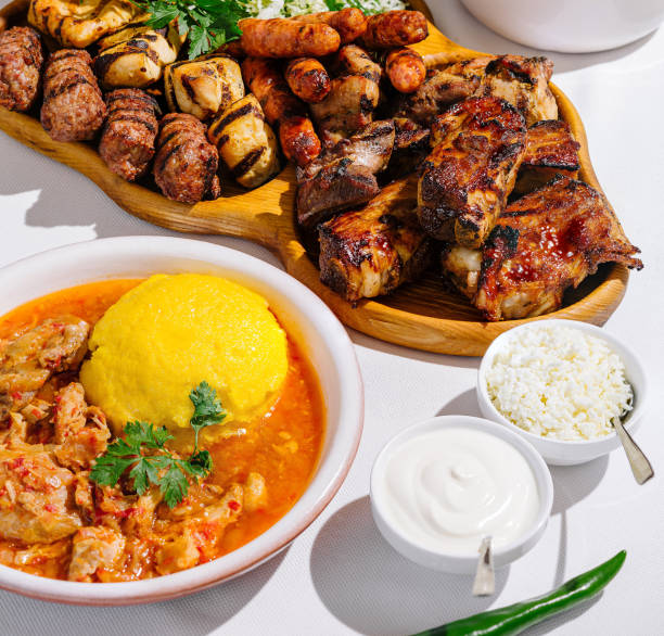 istock Traditional eastern european feast spread 2153336379