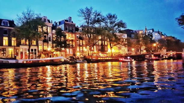 istock The Canals of Amsterdam at Sunset. 2153336934