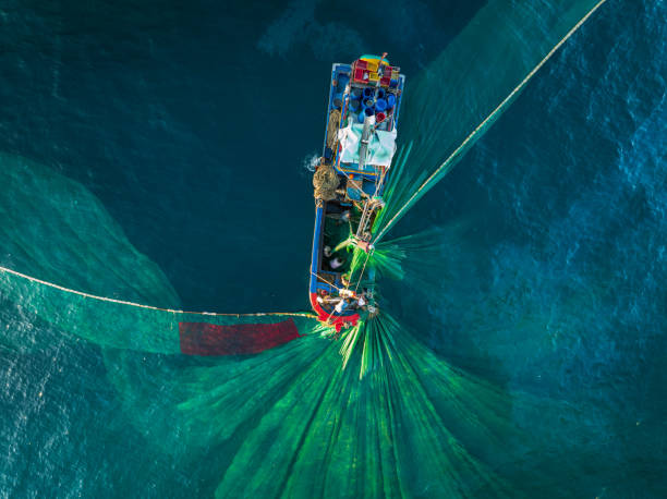 istock Netting fish on Nha Trang sea 2153341536