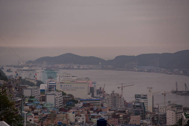 istock Busan Cityscape with Sea 2153350377