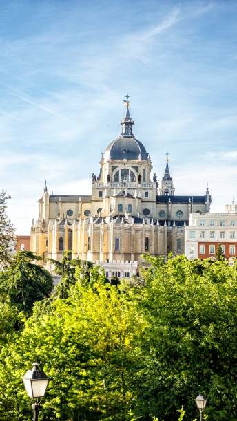 istock Almudena Cathedral of Madrid, neoclassical style 2153356858