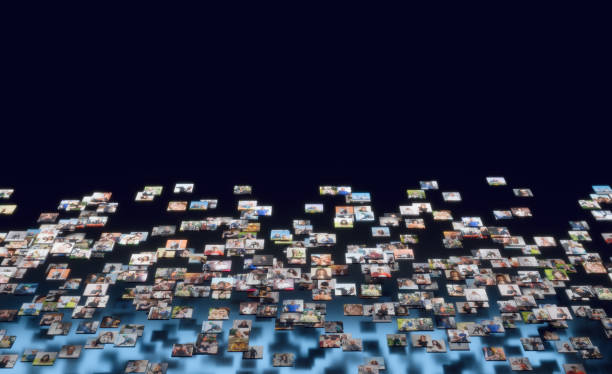 istock People photos floating in internet social media network 2153359295