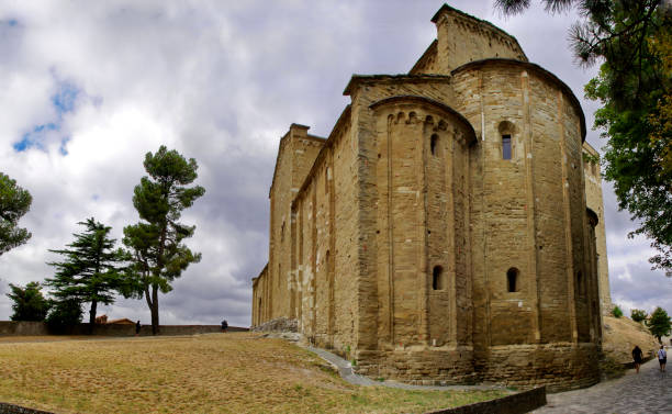 view of the apse of the San Leone cathedral in San Leo