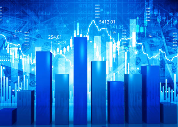 istock Stock market growth graph 2153363747