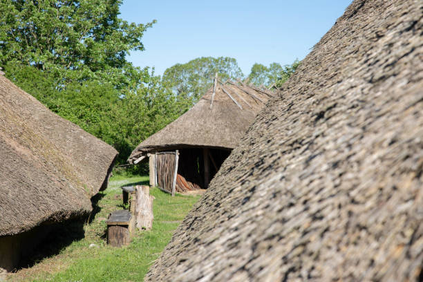 istock The beautiful Danish Viking village 2153365121