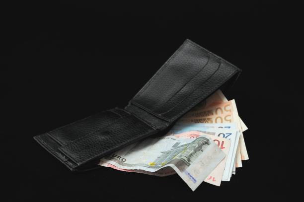 istock Wallet with euro currency 2153366905