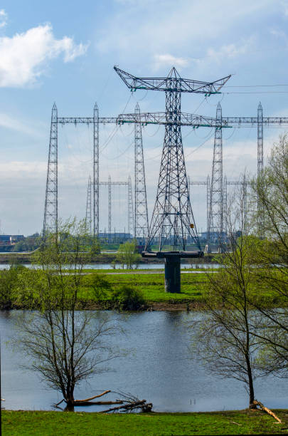 istock Forest of electricity pylons 2153367227