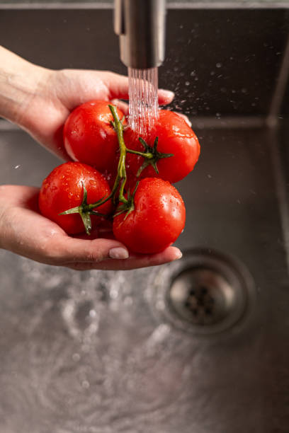 istock Washing bunch of tomatoes! 2153367856