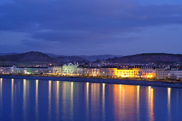 istock Llandudno sea front at dusk, Wales 2153369739