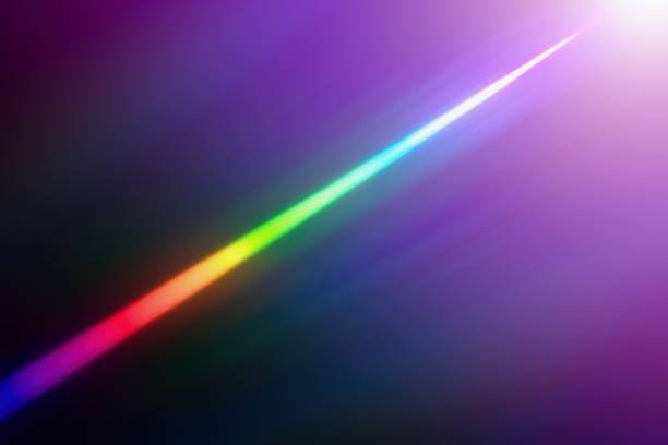 istock Multicolored violet- blue  gradient abstract background - ray of light, hologram 2153370850