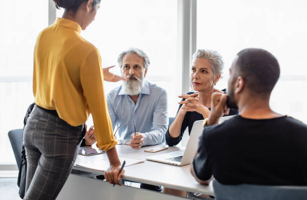 istock Diverse Business Team at Strategy Meeting 2153372337