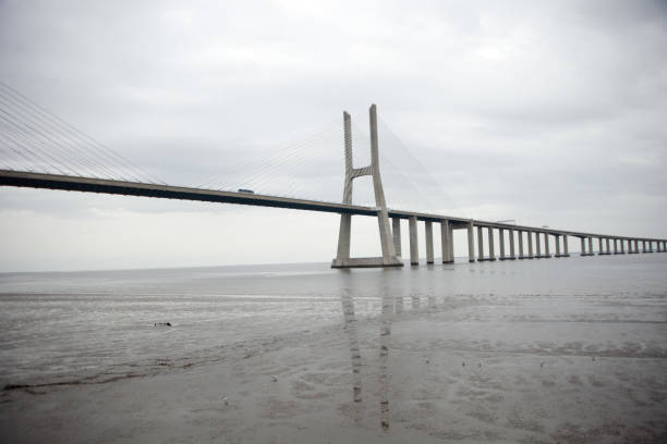 istock Vasco da Gama Bridge in Lisbon . 2153372695